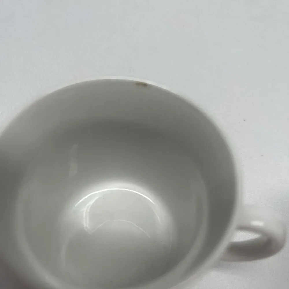 Vintage German Style Set Demitasses Porcelain Tea Espresso MCM Set 6 Cups Saucer